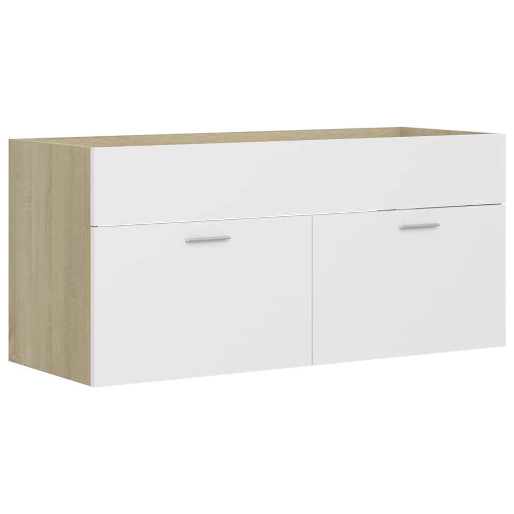 8720286242995_g_en_hd_6 vidaXL 2 Piece Bathroom Furniture Set White and Sonoma Oak Engineered Wood - Image 8