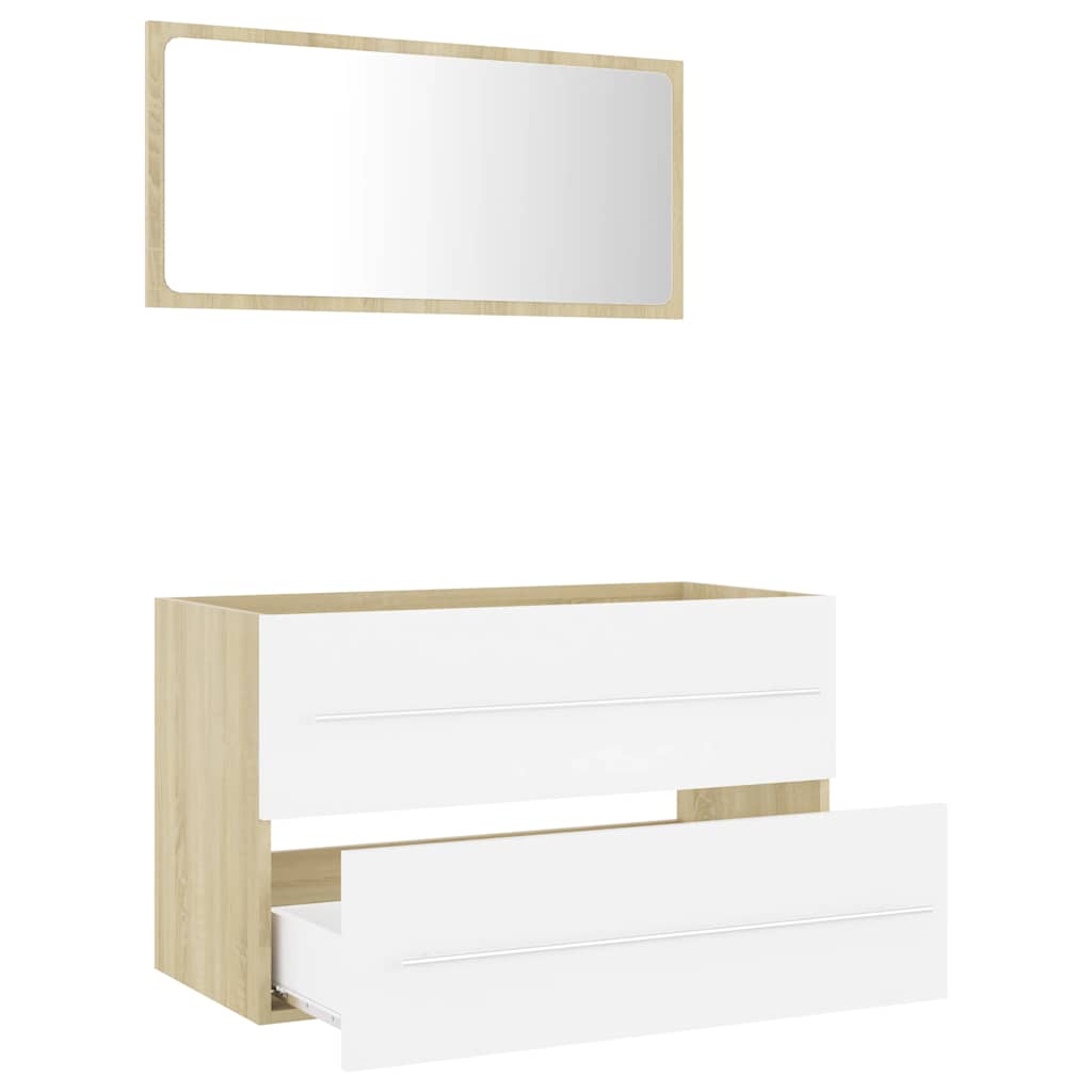 8720286243176_g_en_hd_3 vidaXL 2 Piece Bathroom Furniture Set White and Sonoma Oak Engineered Wood - Image 5