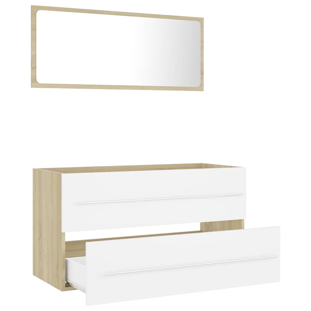 8720286243268_g_en_hd_1 vidaXL 2 Piece Bathroom Furniture Set White and Sonoma Oak Engineered Wood - Image 3