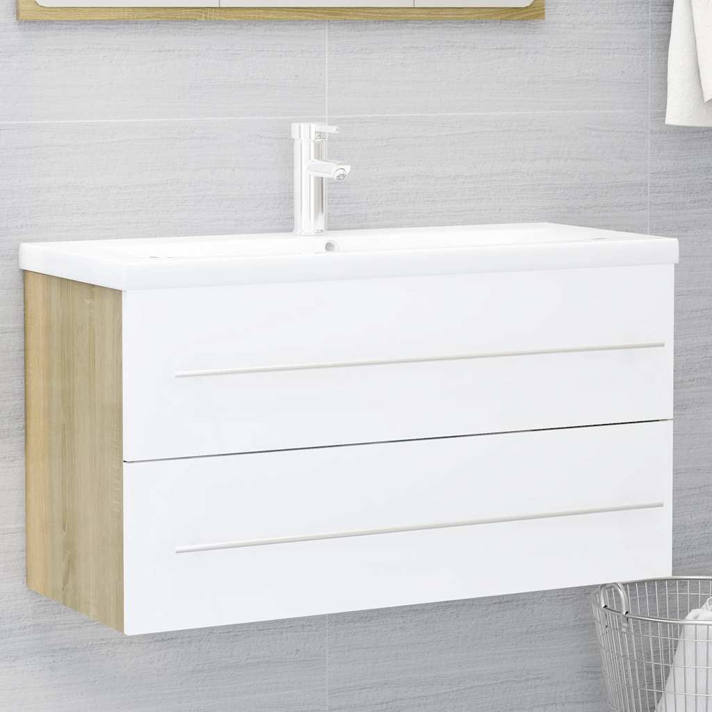 8720286243268_g_en_hd_4 vidaXL 2 Piece Bathroom Furniture Set White and Sonoma Oak Engineered Wood - Image 6