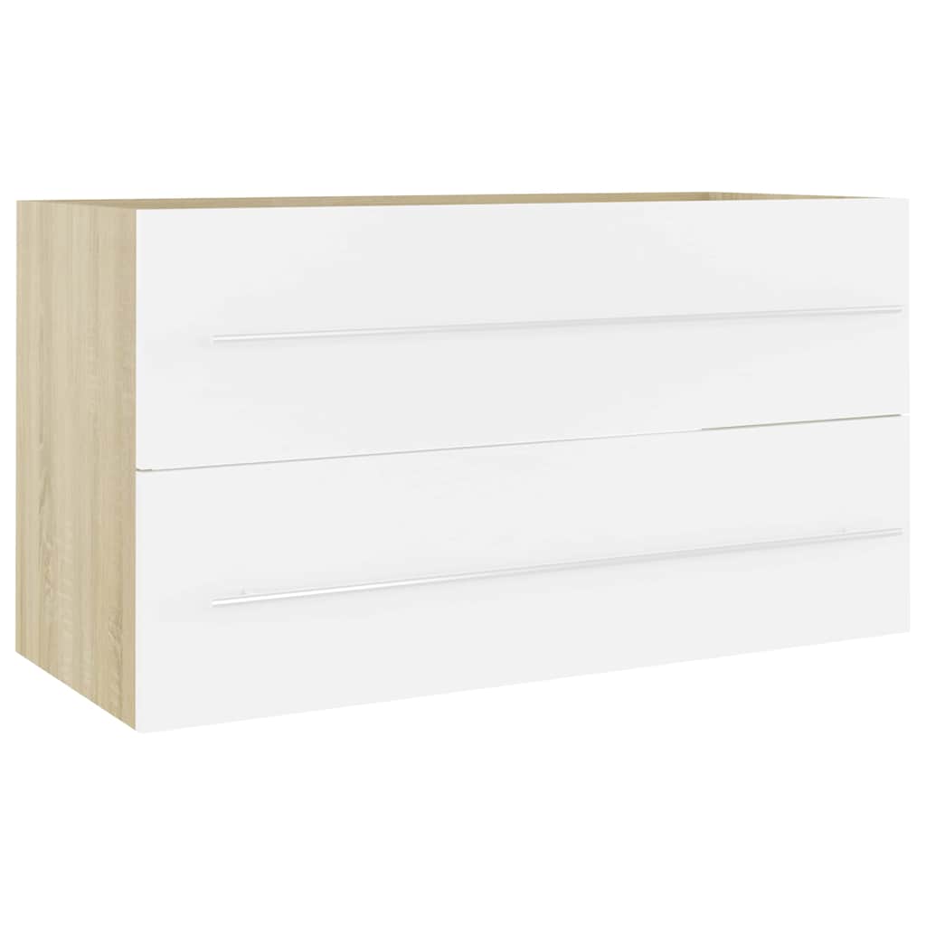 8720286243268_g_en_hd_5 vidaXL 2 Piece Bathroom Furniture Set White and Sonoma Oak Engineered Wood - Image 7