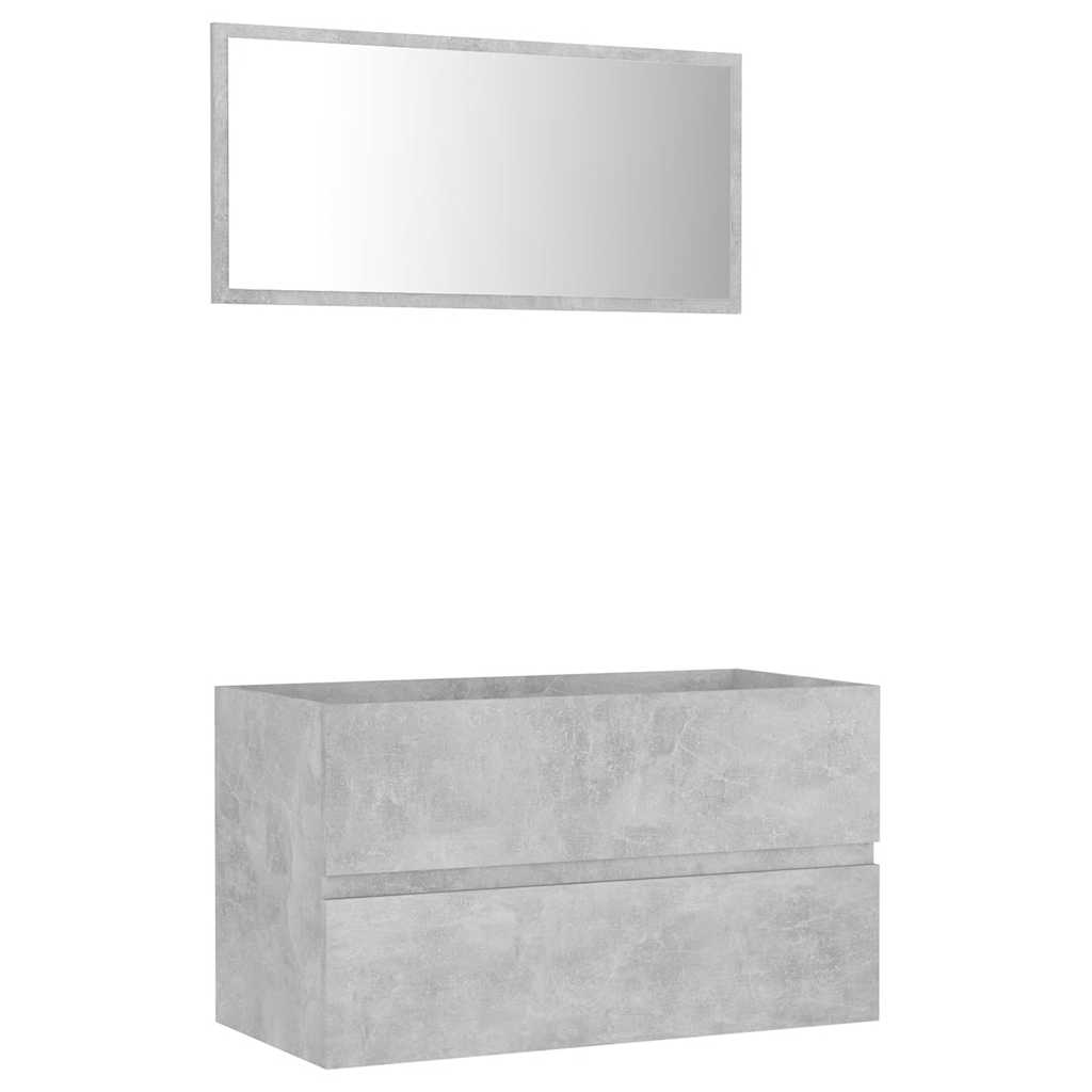 8720286243527_a_en_hd_1 vidaXL 2 Piece Bathroom Furniture Set Concrete Grey Engineered Wood - Image 2