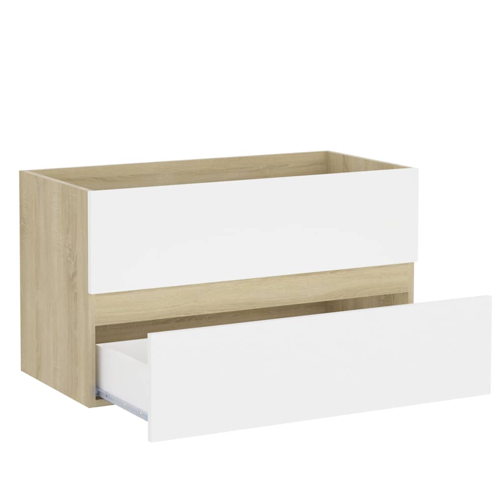 8720286243534_g_en_hd_10 vidaXL 2 Piece Bathroom Furniture Set White and Sonoma Oak Engineered Wood - Image 12
