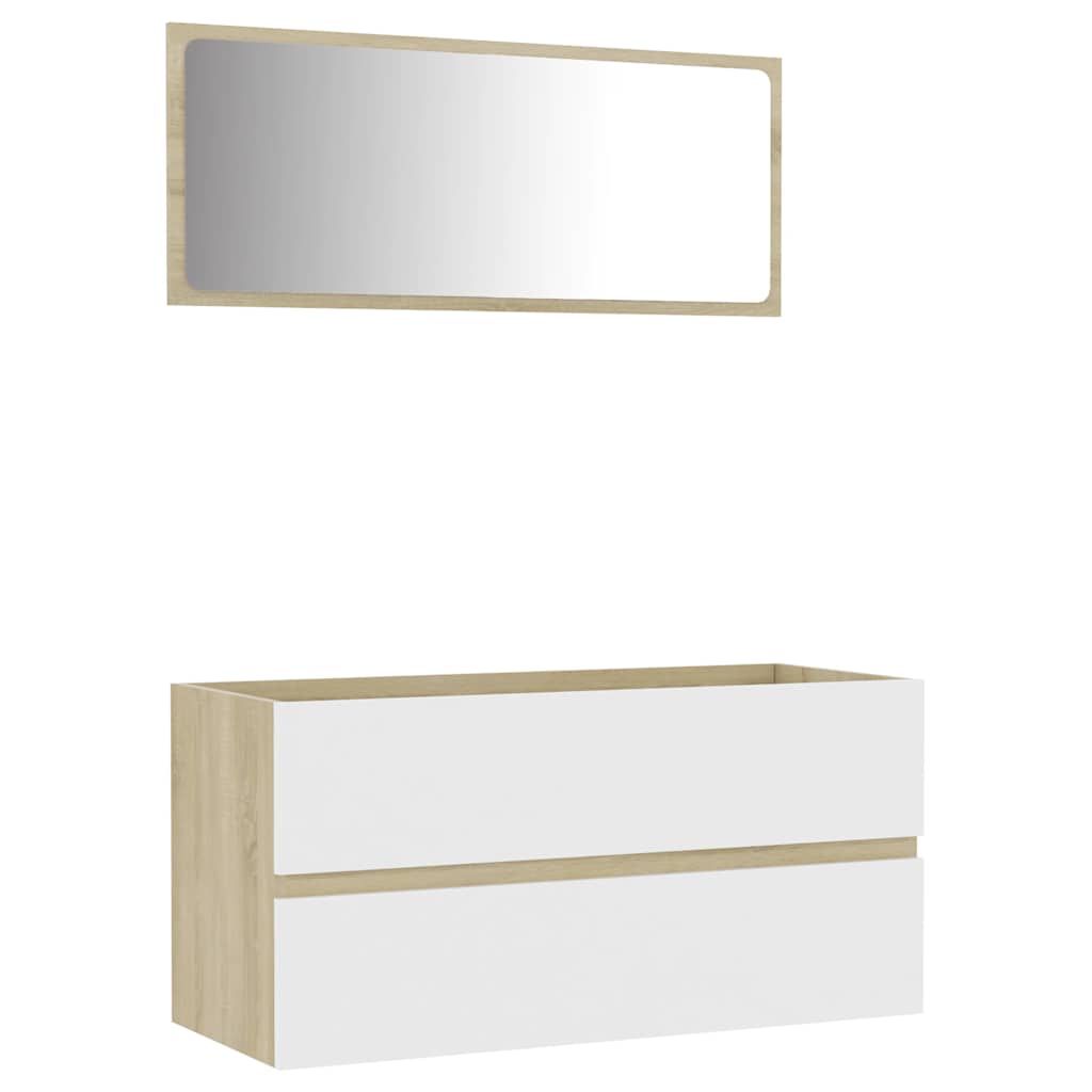 8720286243626_a_en_hd_1 vidaXL 2 Piece Bathroom Furniture Set White and Sonoma Oak Engineered Wood - Image 2