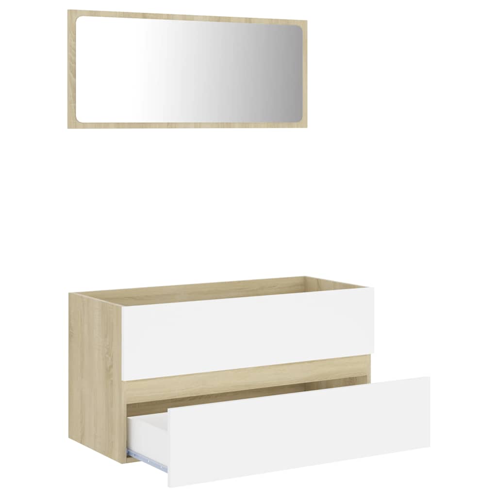 8720286243626_g_en_hd_1 vidaXL 2 Piece Bathroom Furniture Set White and Sonoma Oak Engineered Wood - Image 3