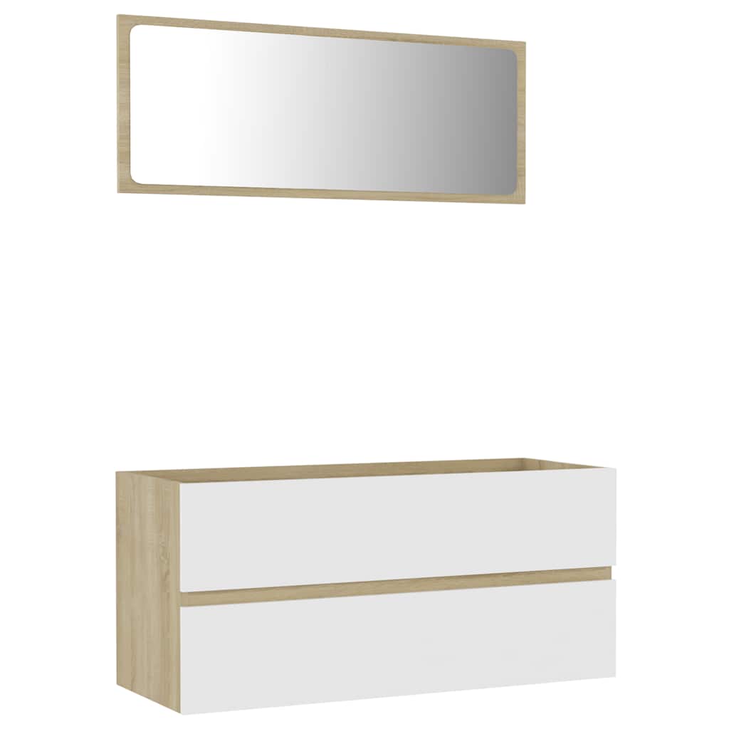8720286243718_a_en_hd_1 vidaXL 2 Piece Bathroom Furniture Set White and Sonoma Oak Engineered Wood - Image 2