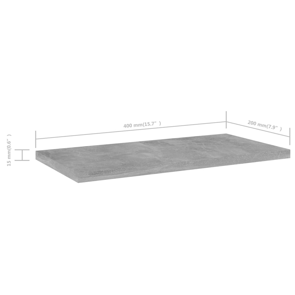 8720286244005_g_en_hd_4 vidaXL Bookshelf Boards 8 pcs Concrete Grey 40x20x1.5 cm Engineered Wood - Image 5