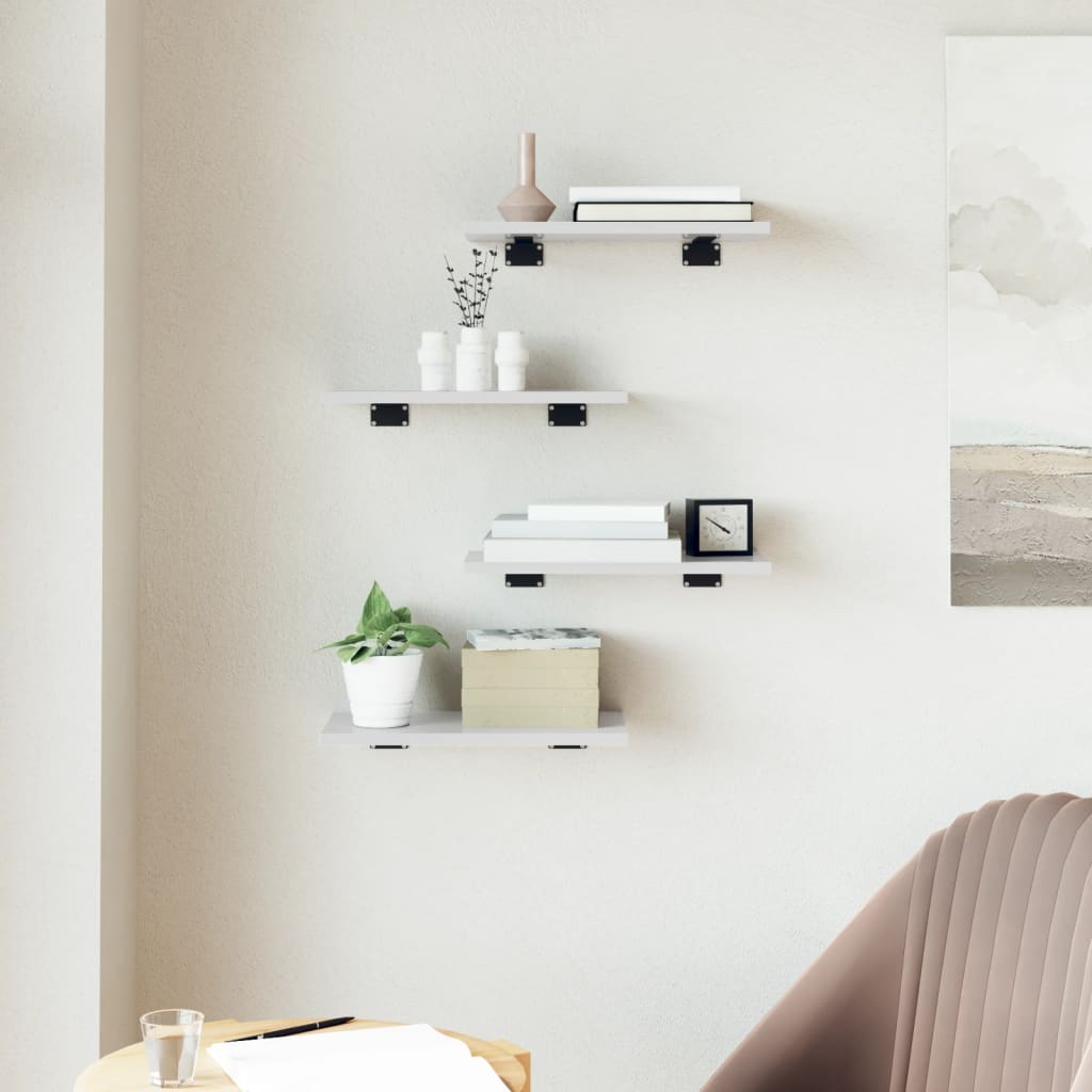 8720286244012_g_en_hd_1 vidaXL Bookshelf Boards 4 pcs High Gloss White 40x20x1.5 cm Engineered Wood - Image 3