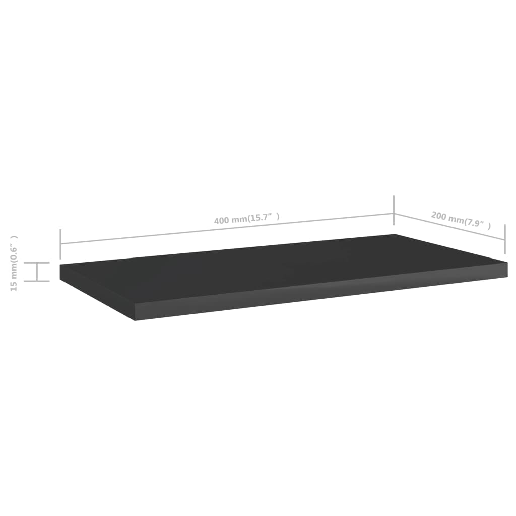 8720286244036_g_en_hd_4 vidaXL Bookshelf Boards 4 pcs High Gloss Black 40x20x1.5 cm Engineered Wood - Image 5