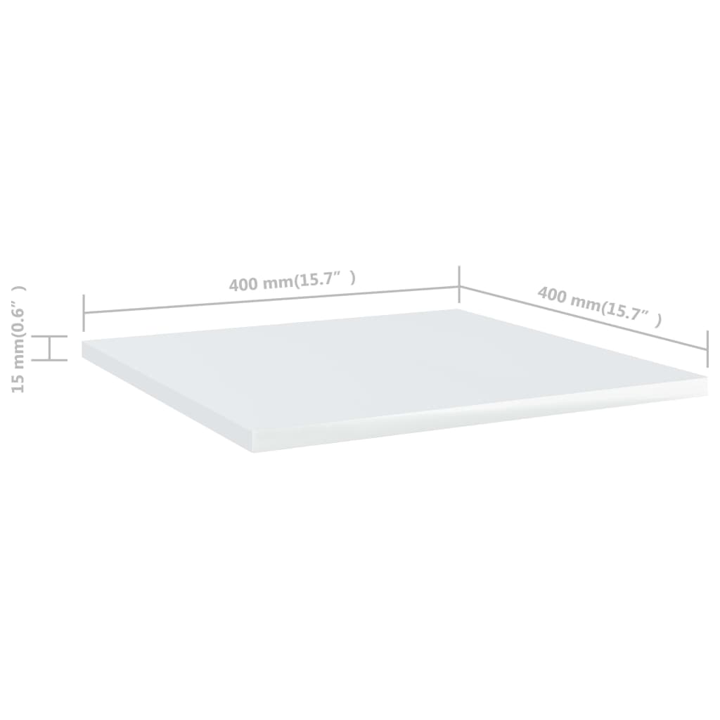 8720286244333_g_en_hd_4 vidaXL Bookshelf Boards 4 pcs High Gloss White 40x40x1.5 cm Engineered Wood - Image 5