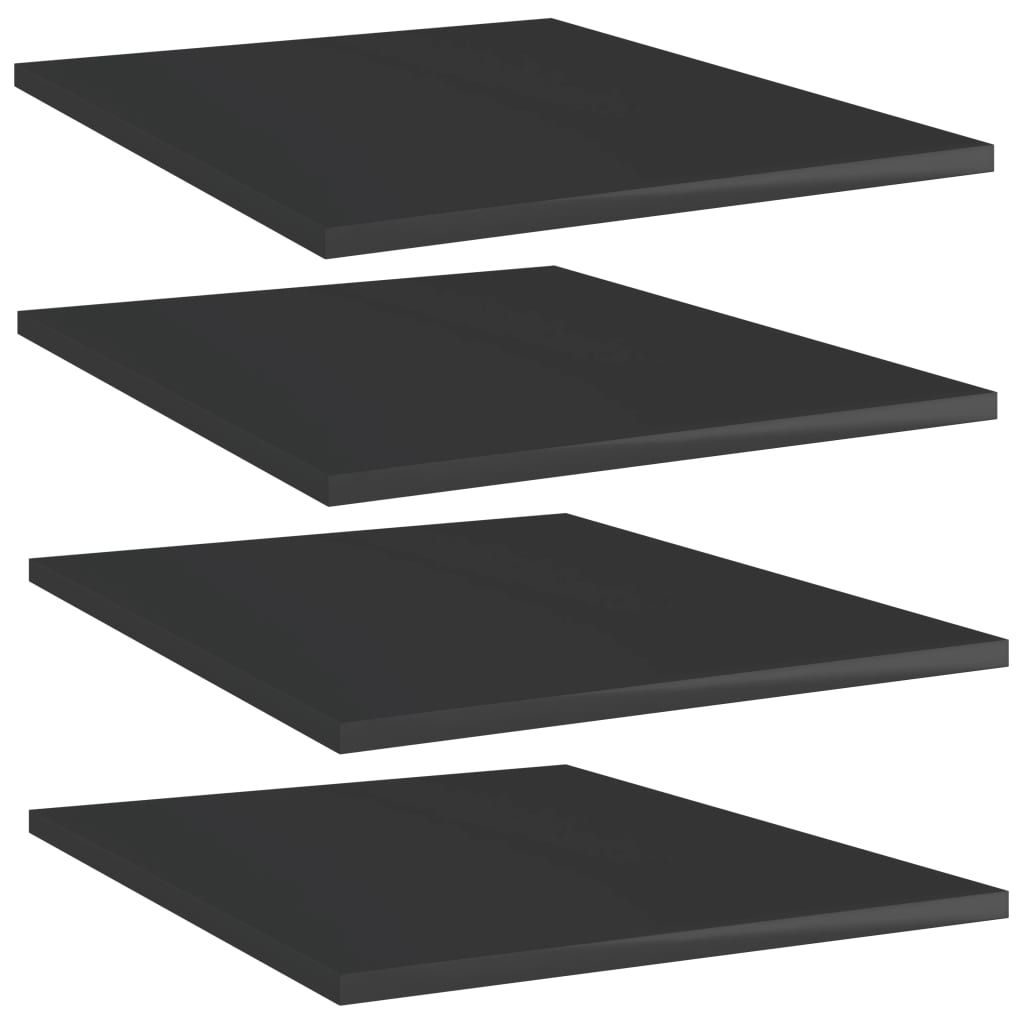8720286244517_a_en_hd_1 vidaXL Bookshelf Boards 4 pcs High Gloss Black 40x50x1.5 cm Engineered Wood - Image 1