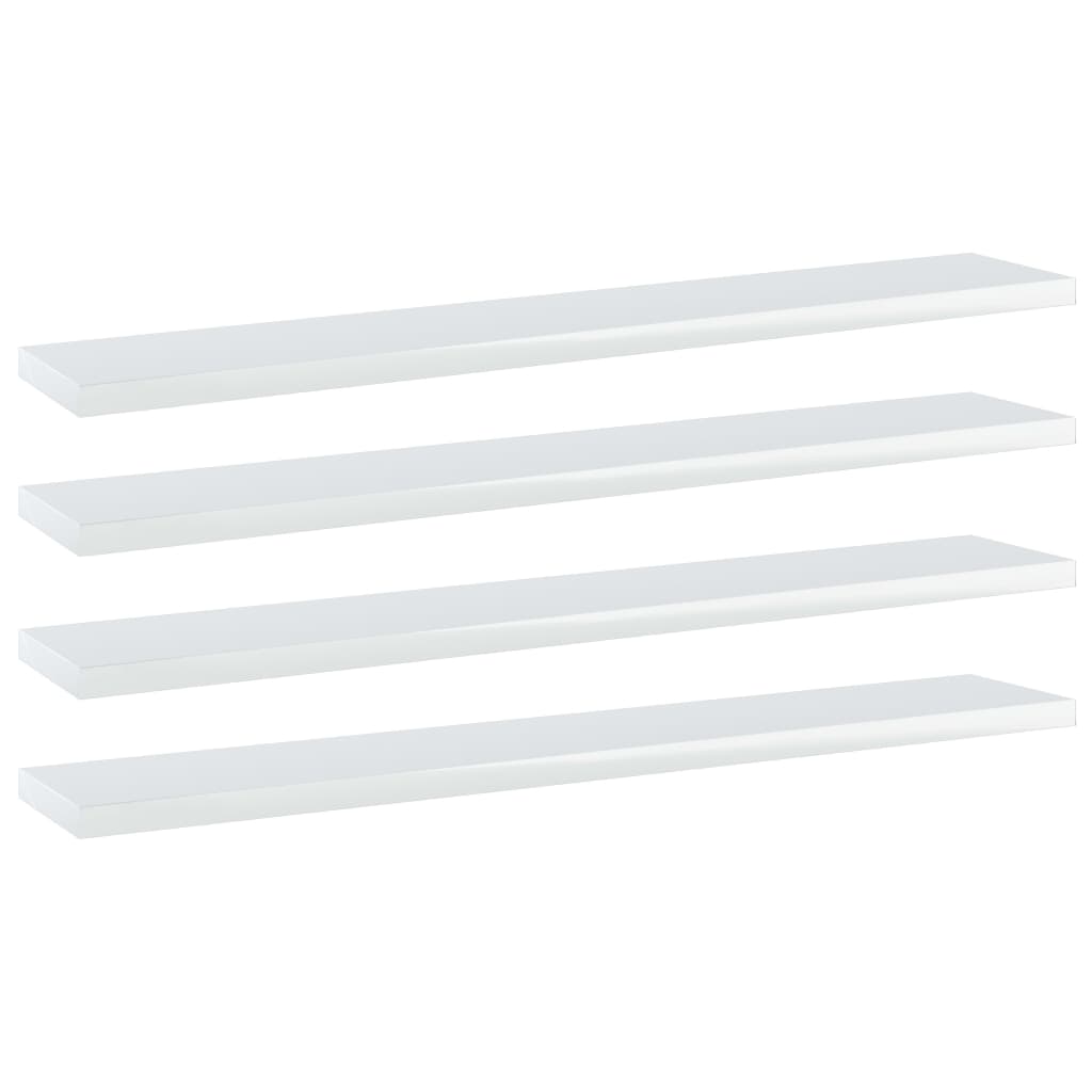 8720286244654_a_en_hd_1 vidaXL Bookshelf Boards 4 pcs High Gloss White 60x10x1.5 cm Engineered Wood - Image 1