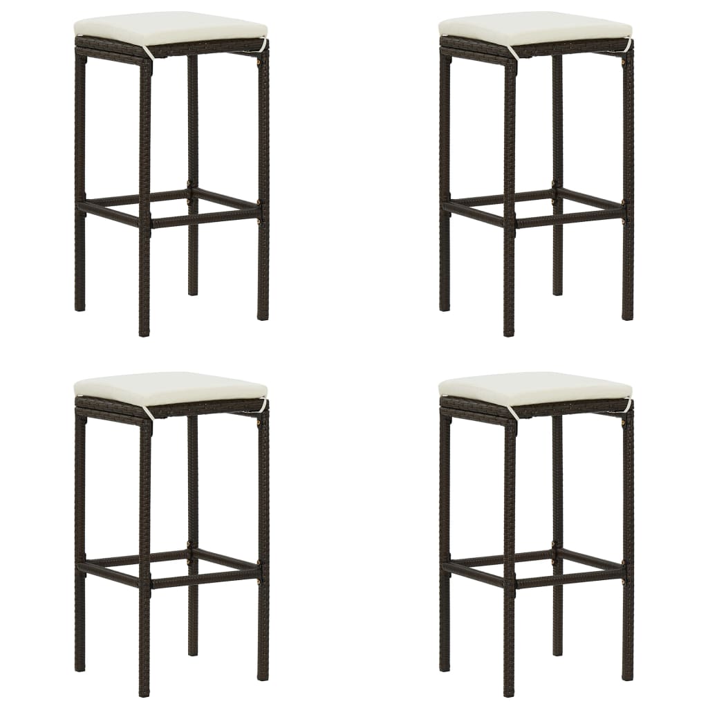 8720286247150_g_en_hd_1 vidaXL 5 Piece Garden Bar Set with Cushions Poly Rattan Brown - Image 3