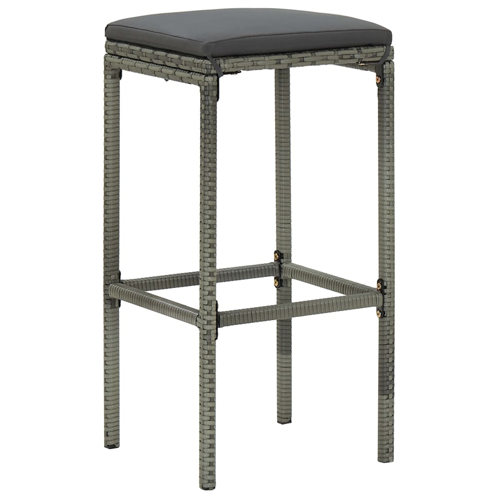 8720286247174_g_en_hd_2 vidaXL 5 Piece Garden Bar Set with Cushions Poly Rattan Grey - Image 4