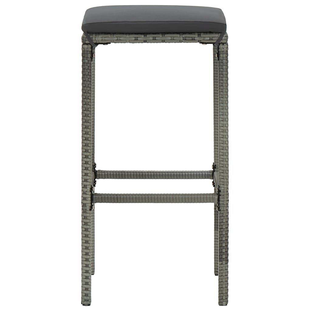 8720286247174_g_en_hd_4 vidaXL 5 Piece Garden Bar Set with Cushions Poly Rattan Grey - Image 6