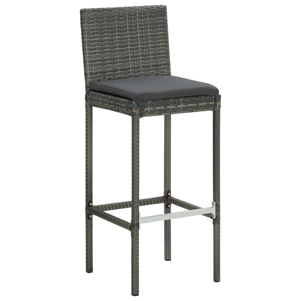 8720286247327_g_en_hd_2 vidaXL 5 Piece Outdoor Bar Set with Cushions Poly Rattan Grey - Image 4