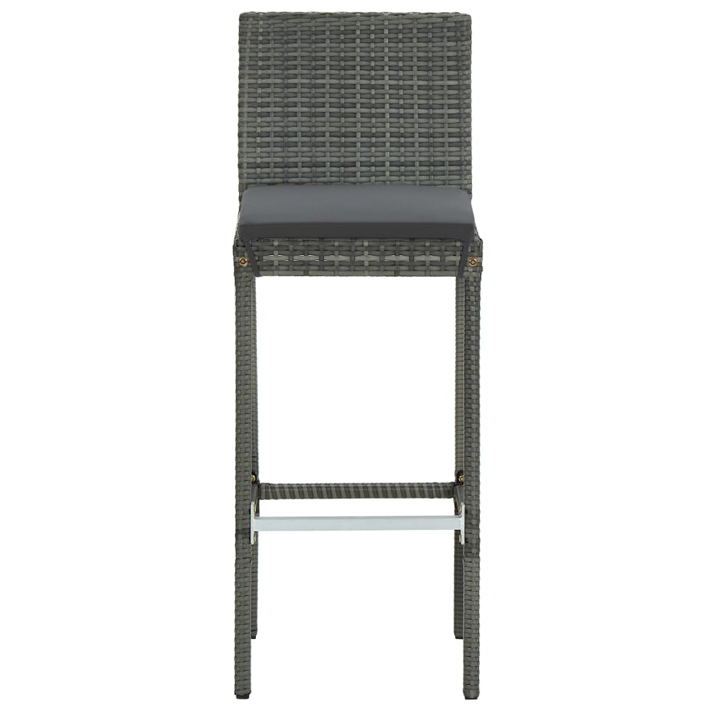 8720286247327_g_en_hd_3 vidaXL 5 Piece Outdoor Bar Set with Cushions Poly Rattan Grey - Image 5