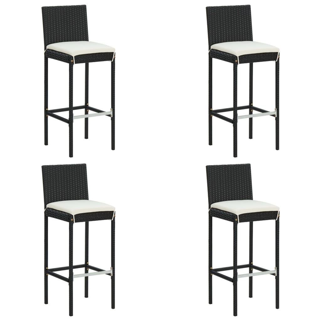 8720286247952_g_en_hd_6 vidaXL 5 Piece Garden Bar Set with Cushions Poly Rattan Black - Image 9