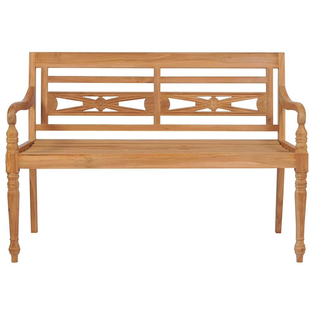 8720286260814_g_en_hd_2 vidaXL Batavia Bench with Beige Cushion 120 cm Solid Teak Wood - Image 3