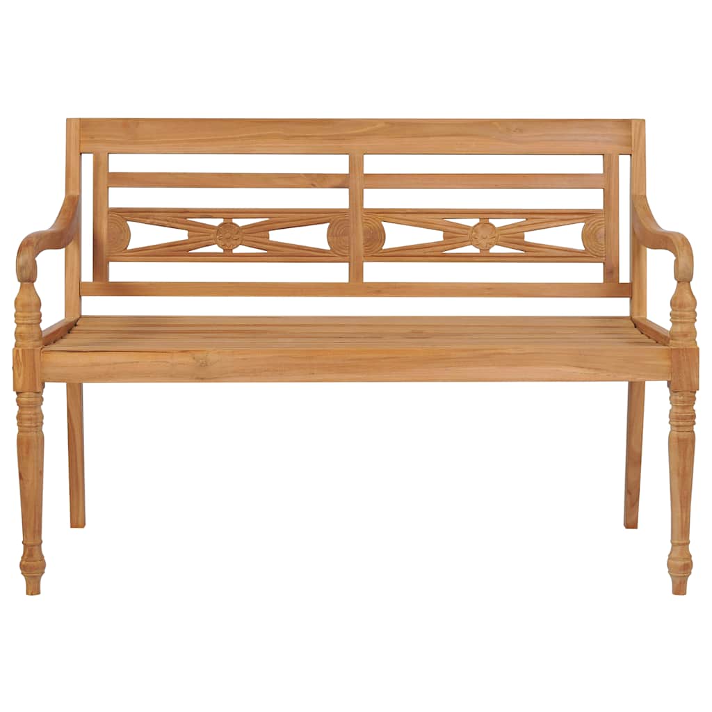 8720286260852_g_en_hd_2 vidaXL Batavia Bench with Black Cushion 120 cm Solid Teak Wood - Image 3