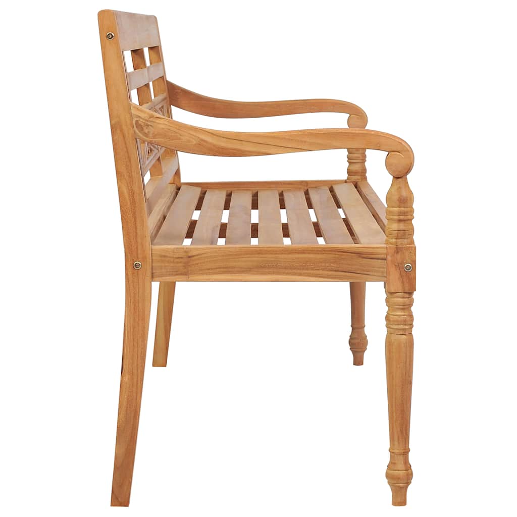 8720286260852_g_en_hd_3 vidaXL Batavia Bench with Black Cushion 120 cm Solid Teak Wood - Image 4