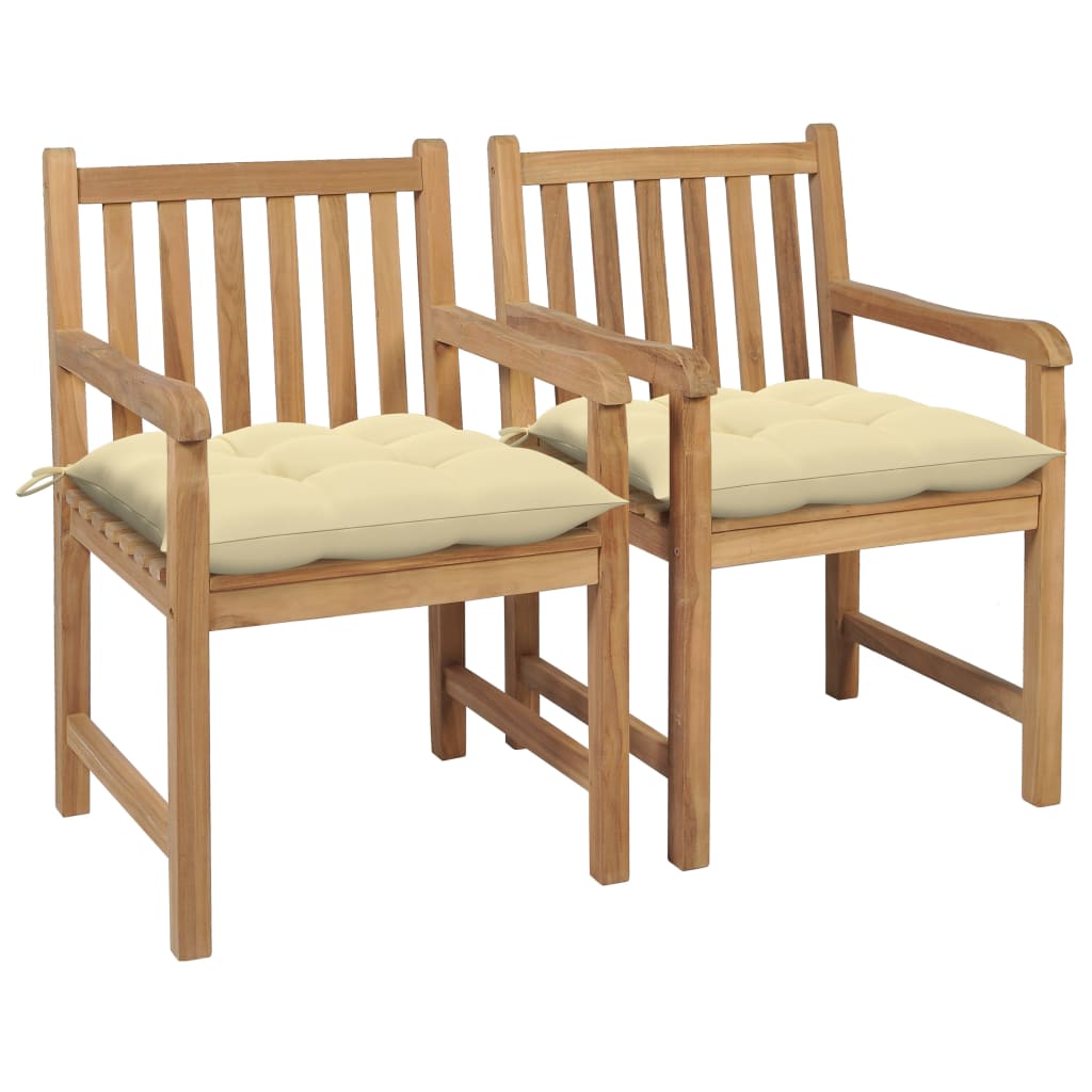 8720286266717_a_en_hd_1 vidaXL Garden Chairs 2 pcs with Cream White Cushions Solid Teak Wood - Image 1