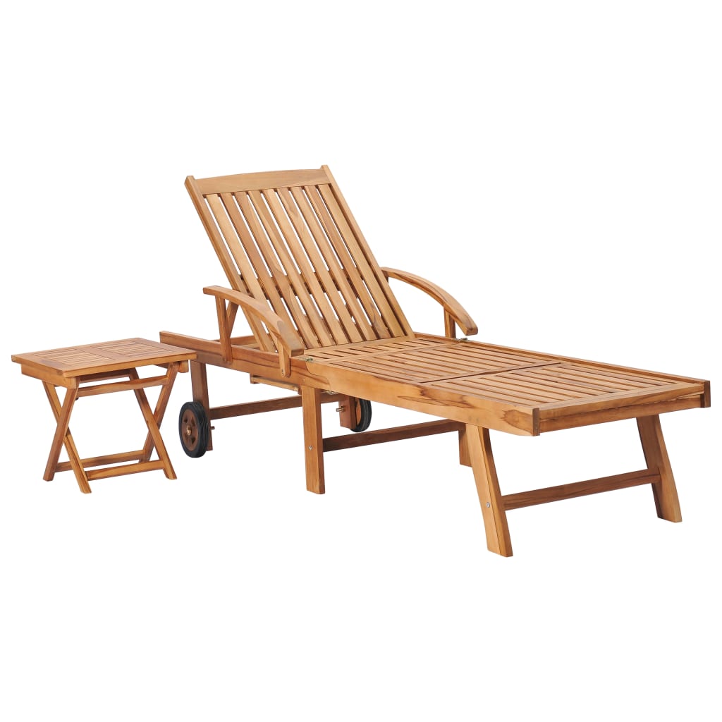 8720286269497_g_en_hd_1 vidaXL Sun Lounger with Table and Cushion Solid Teak Wood - Image 2