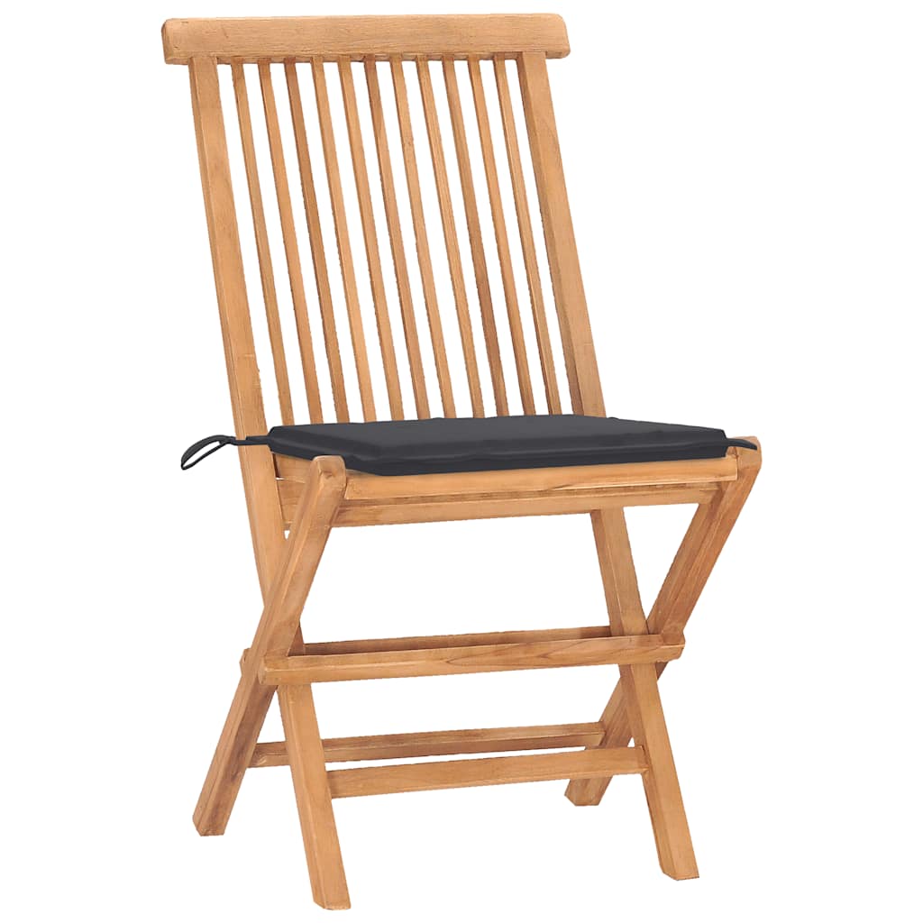 8720286271223_g_en_hd_1 vidaXL 3 Piece Folding Outdoor Dining Set with Cushion Solid Wood Teak - Image 2