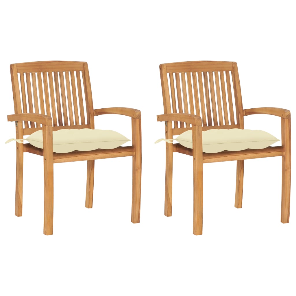 8720286271933_a_en_hd_1 vidaXL Garden Chairs 2 pcs with Cream White Cushions Solid Teak Wood - Image 1