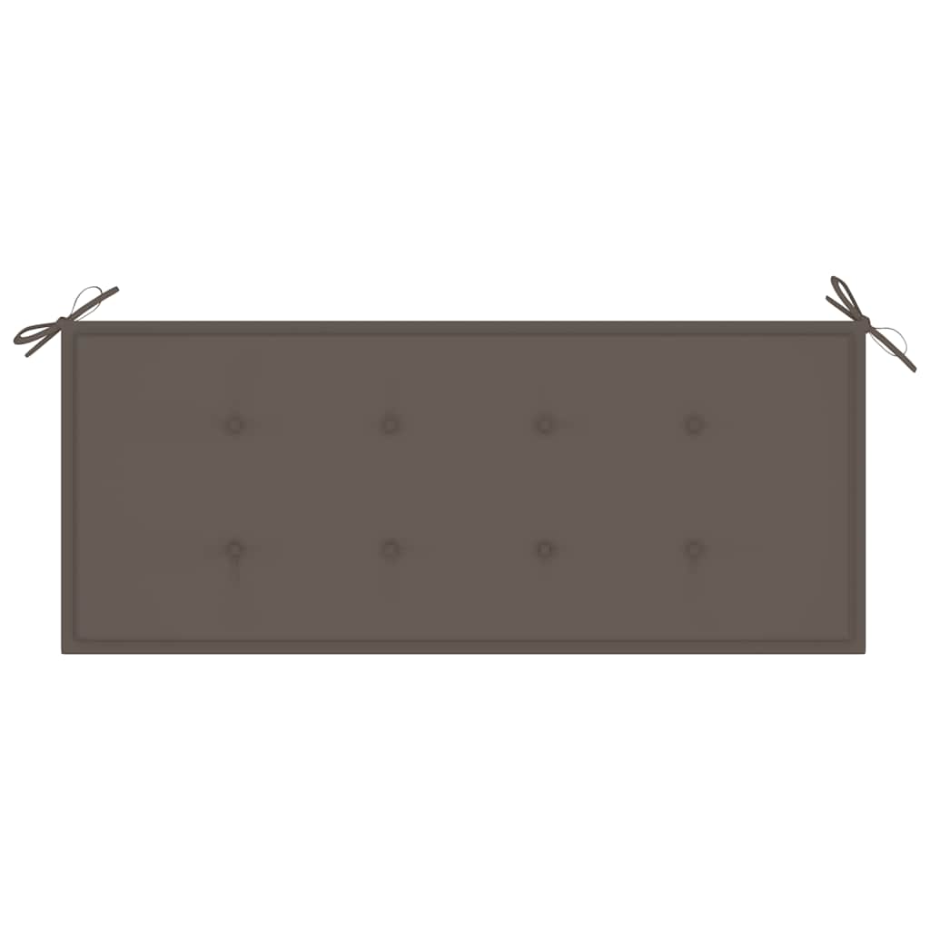 8720286272114_g_en_hd_4 vidaXL Stacking Garden Bench with Cushion 128.5 cm Solid Teak Wood - Image 5