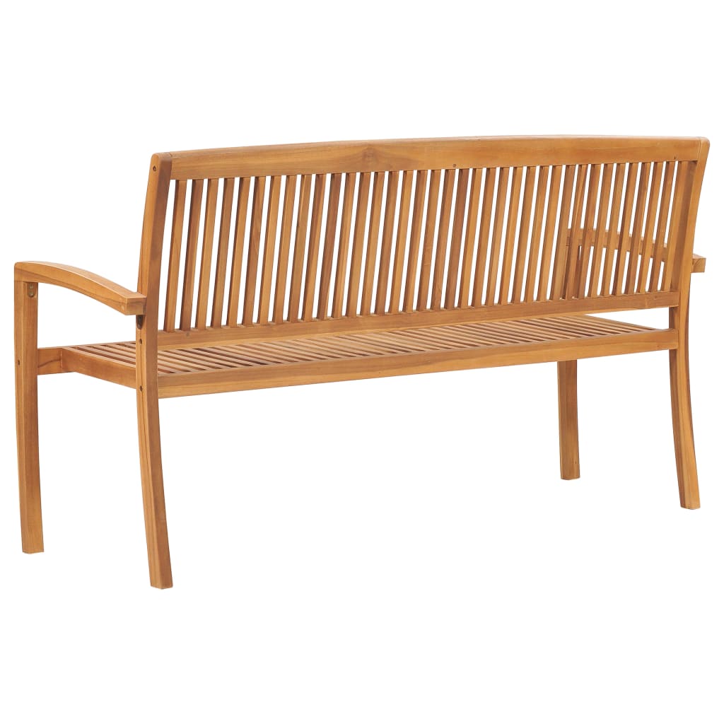 8720286272466_g_en_hd_8 vidaXL Stacking Garden Bench with Cushion 159 cm Solid Teak Wood - Image 9