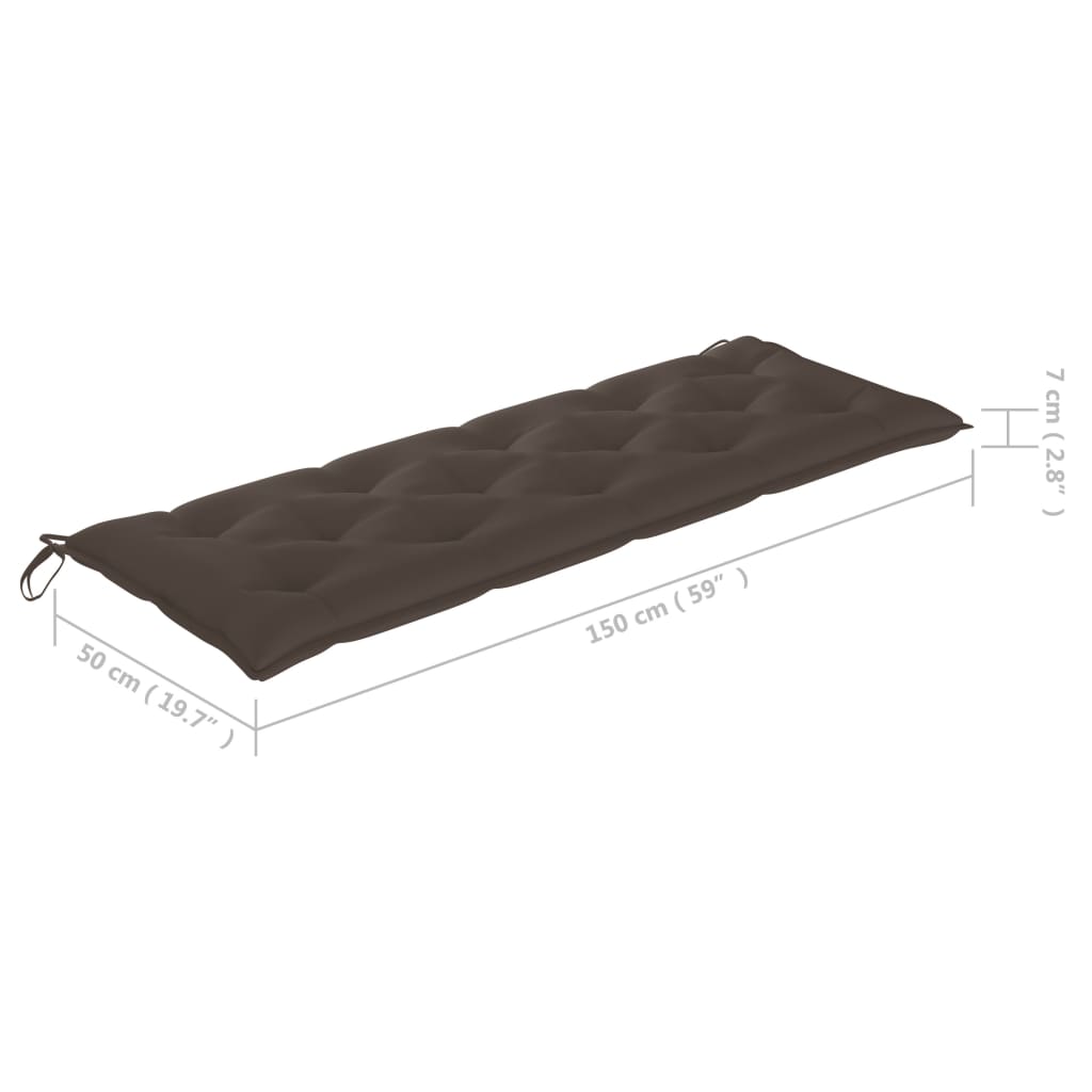 8720286272534_g_en_hd_11 vidaXL Stacking Garden Bench with Cushion 159 cm Solid Teak Wood - Image 12