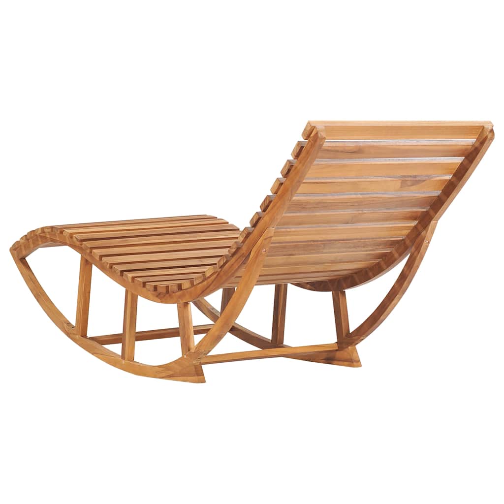 8720286272596_g_en_hd_2 vidaXL Rocking Sun Lounger with Cushion Solid Teak Wood - Image 3