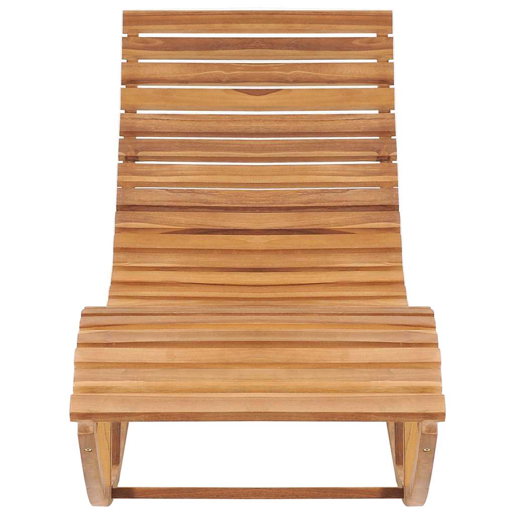 8720286272602_g_en_hd_2 vidaXL Rocking Sun Lounger with Cushion Solid Teak Wood - Image 3