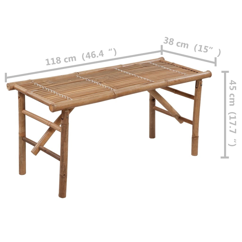 8720286277751_g_en_hd_7 vidaXL Folding Garden Bench with Cushion 118 cm Bamboo - Image 8