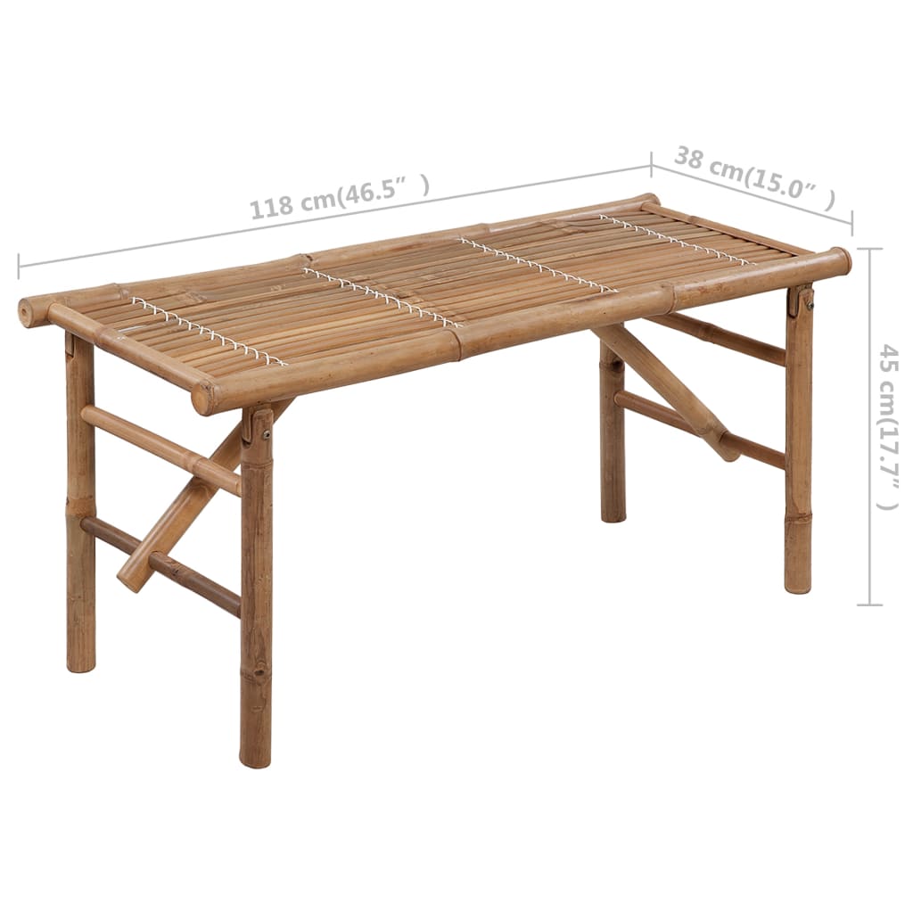8720286277898_g_en_hd_8 vidaXL Folding Garden Bench with Cushion 118 cm Bamboo - Image 9