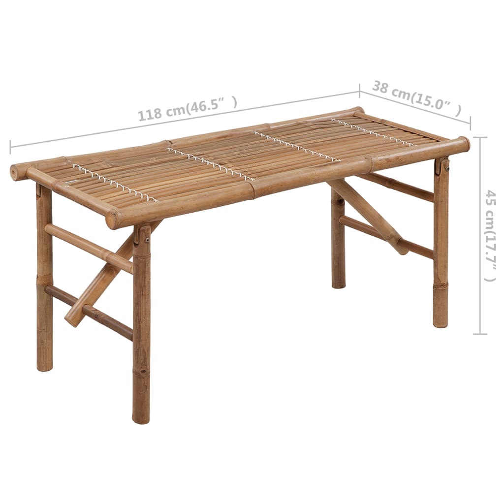 8720286277966_g_en_hd_8 vidaXL Folding Garden Bench with Cushion 118 cm Bamboo - Image 9
