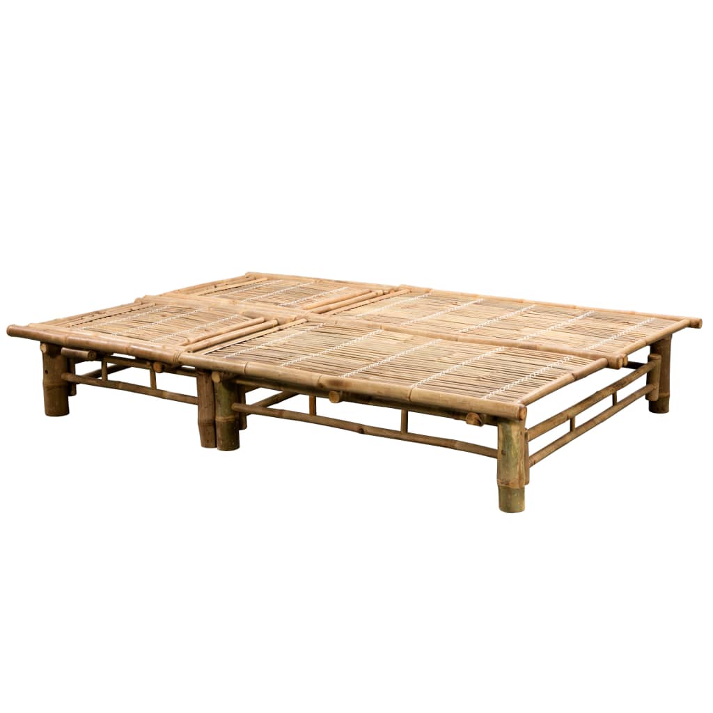 8720286278710_g_en_hd_4 vidaXL 2-Person Sun Lounger with Cushions Bamboo - Image 5