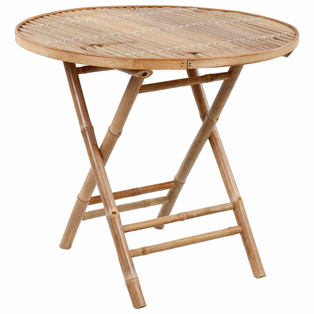 8720286278840_g_en_hd_10 vidaXL 5 Piece Folding Outdoor Dining Set with Cushions Bamboo - Image 11