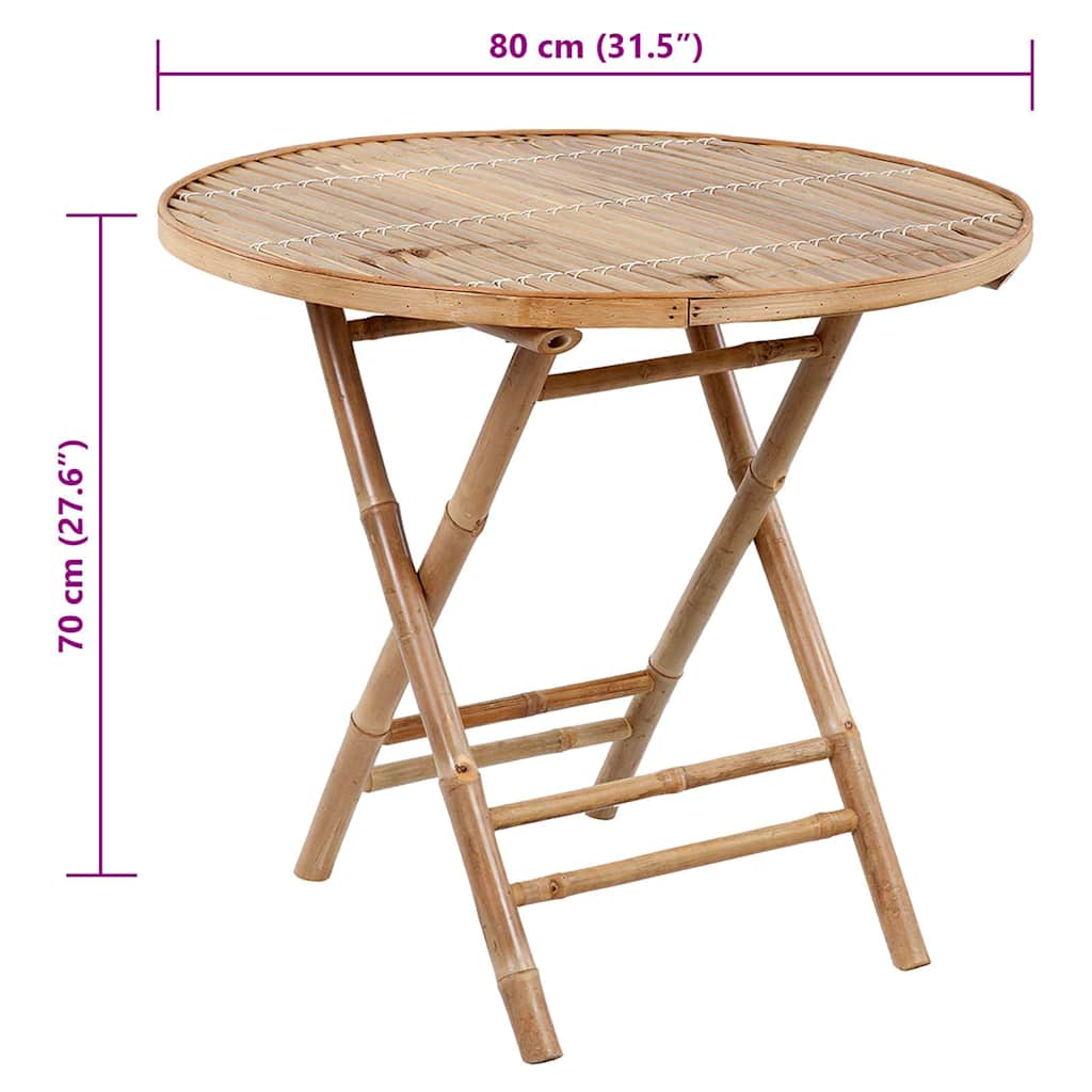 8720286278864_g_en_hd_12 vidaXL 5 Piece Folding Outdoor Dining Set with Cushions Bamboo - Image 13