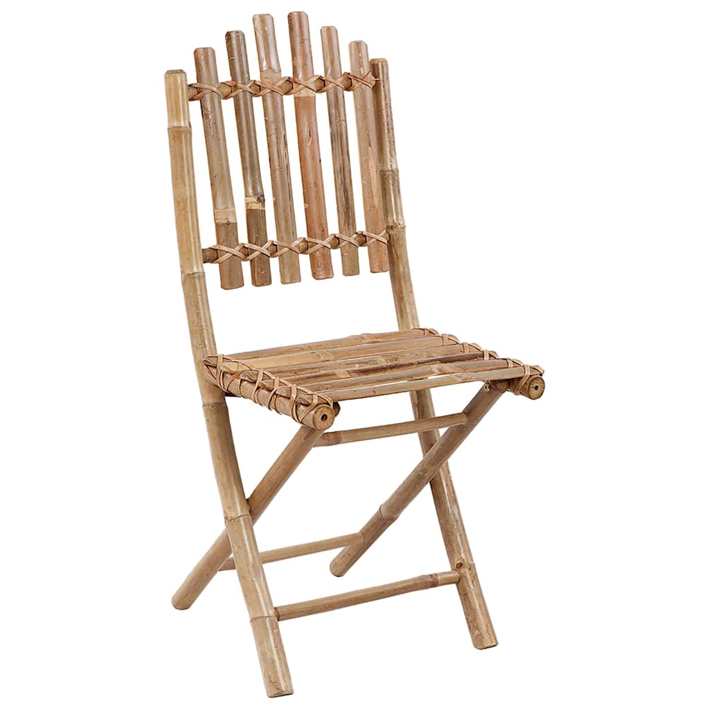 8720286278871_g_en_hd_3 vidaXL 5 Piece Folding Outdoor Dining Set with Cushions Bamboo - Image 4