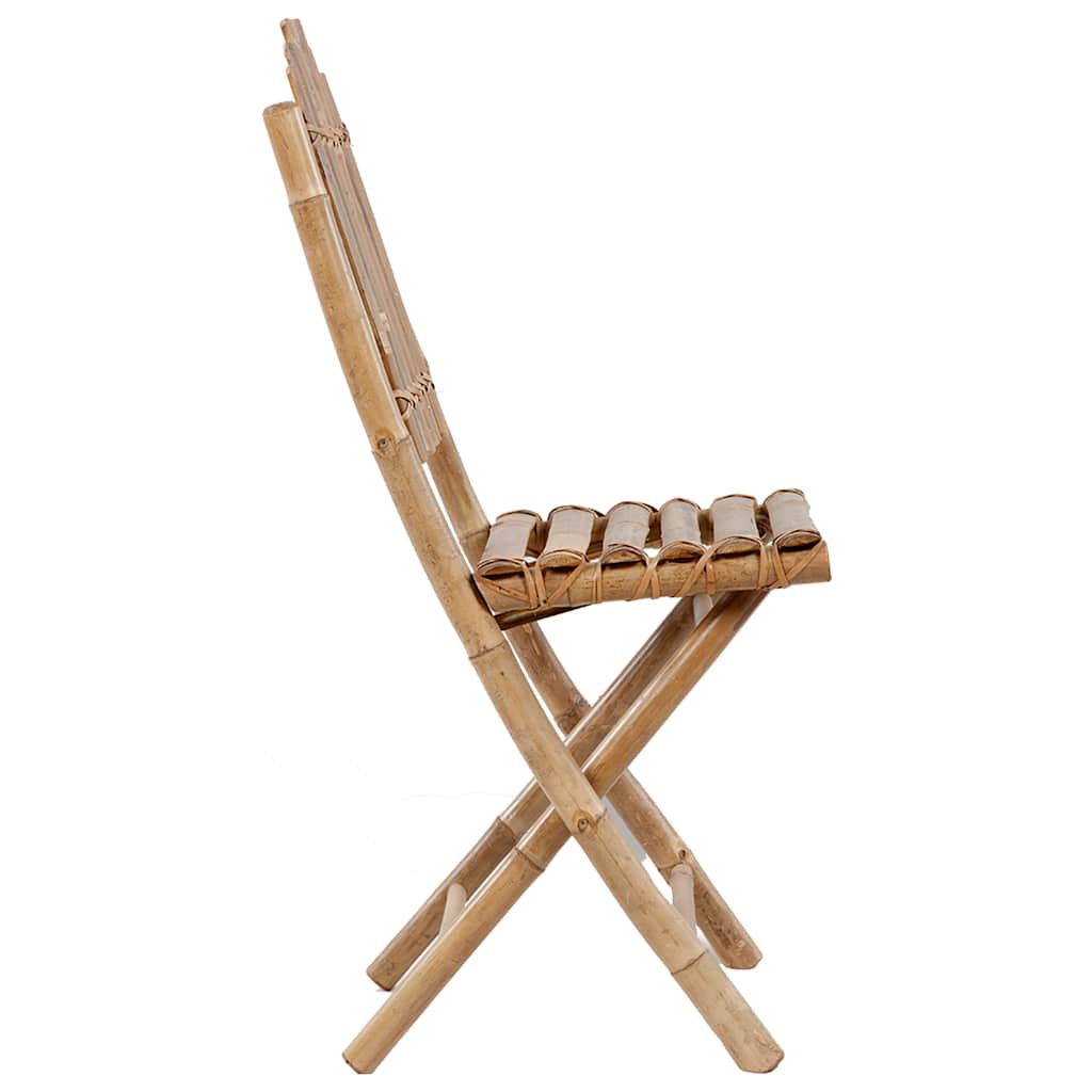 8720286278871_g_en_hd_5 vidaXL 5 Piece Folding Outdoor Dining Set with Cushions Bamboo - Image 6
