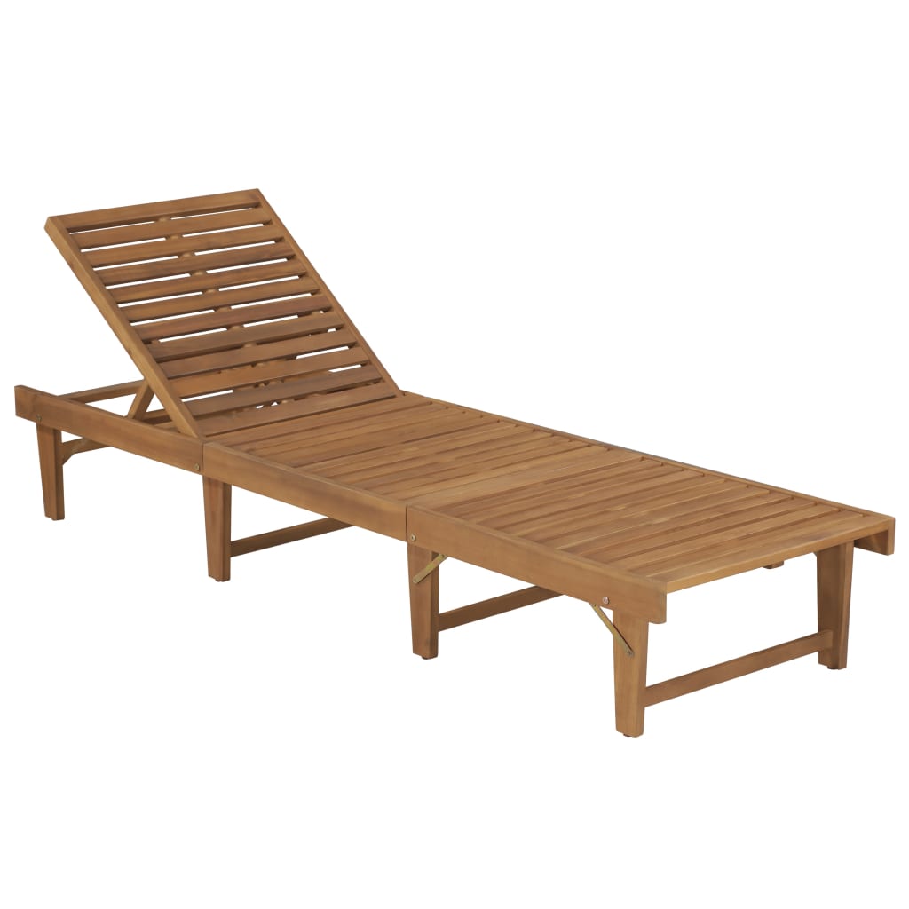 8720286280911_g_en_hd_1 vidaXL Folding Sun Lounger with Cushion Solid Acacia Wood - Image 2