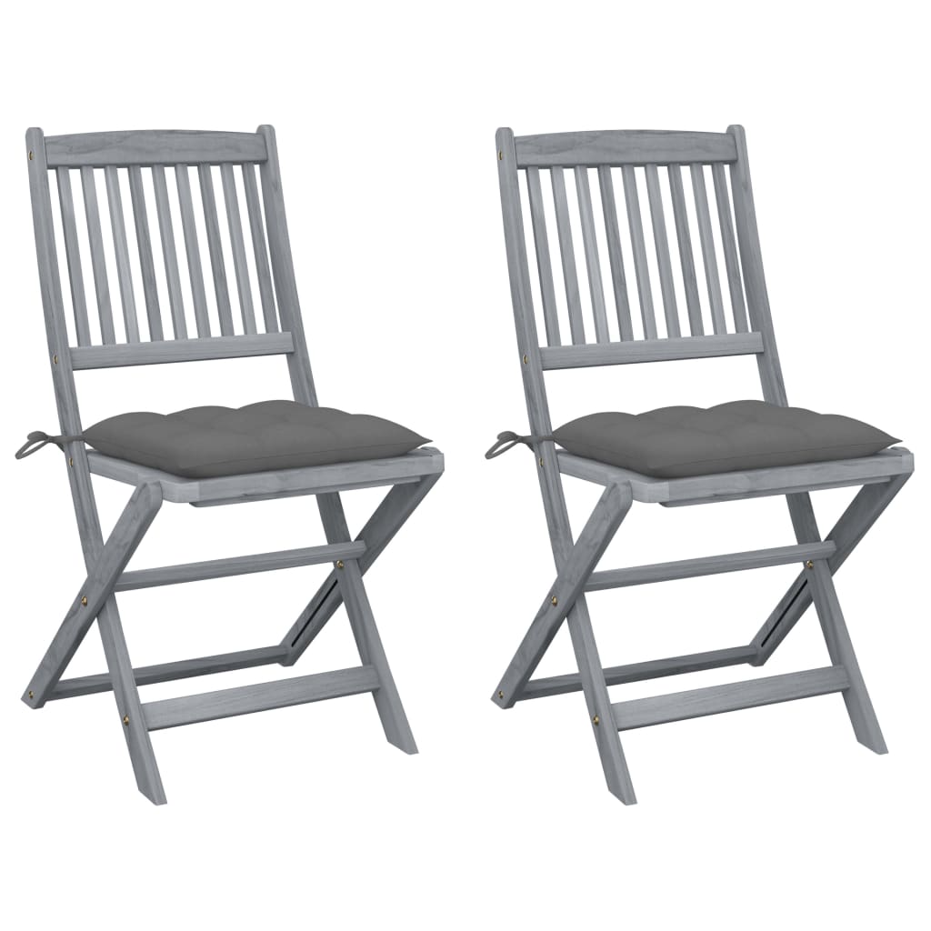 8720286284766_a_en_hd_1 vidaXL Folding Outdoor Chairs 2 pcs with Cushions Solid Acacia Wood - Image 1