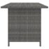 vidaXL 9 Piece Garden Lounge Set with Cushions Poly Rattan Grey - Image 4