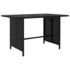 vidaXL 10 Piece Garden Lounge Set with Cushions Poly Rattan Black - Image 3