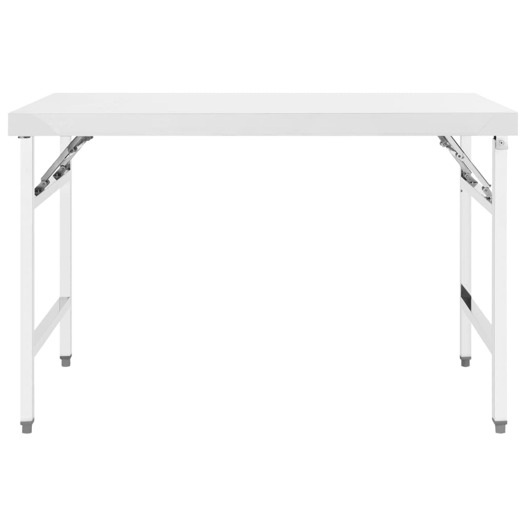 8720286288740_g_en_hd_1 vidaXL Kitchen Folding Work Table 120x60x80 cm Stainless Steel - Image 2