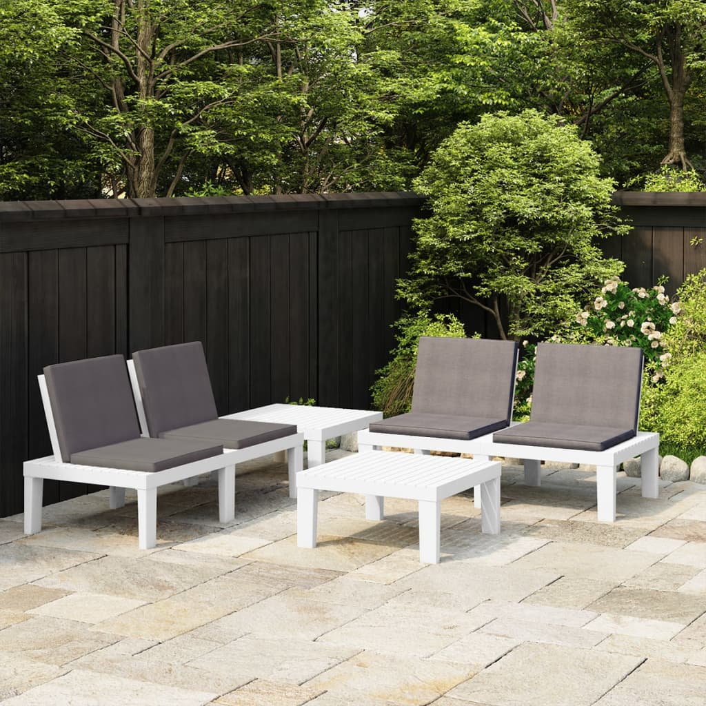 8720286288955_m_en_hd_1 vidaXL 4 Piece Garden Lounge Set with Cushions Plastic White - Image 1