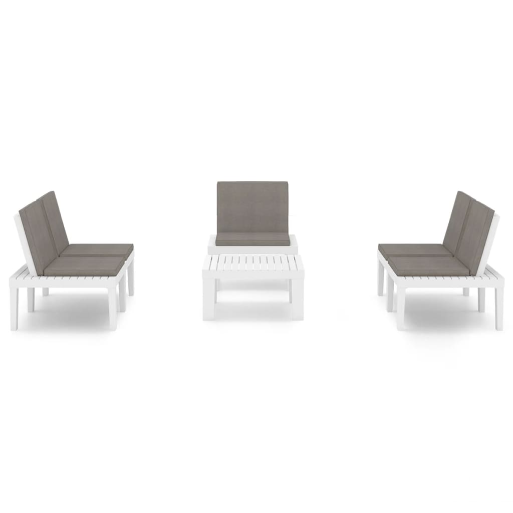 8720286288993_g_en_hd_1 vidaXL 4 Piece Garden Lounge Set with Cushions Plastic White - Image 3