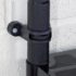vidaXL Storage Shelf 4-Tier Black 122x30.5x130 cm Plastic - Image 7